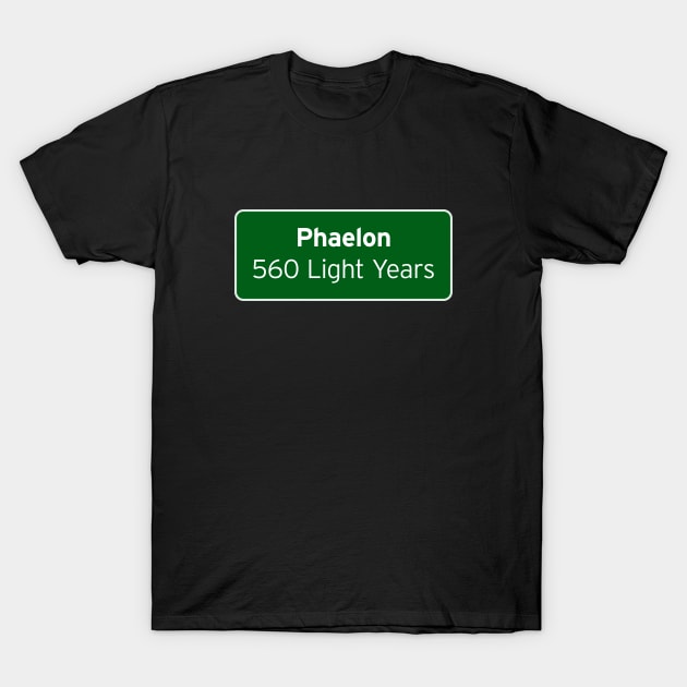 Phaelon 560 Light Years - Flight of the Navigator T-Shirt by The90sMall